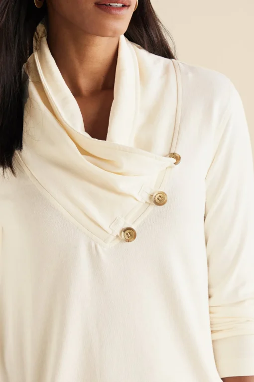 Soft Surroundings Wear Now Styles | long sleeve-Westminster Tunic Sweatshirt